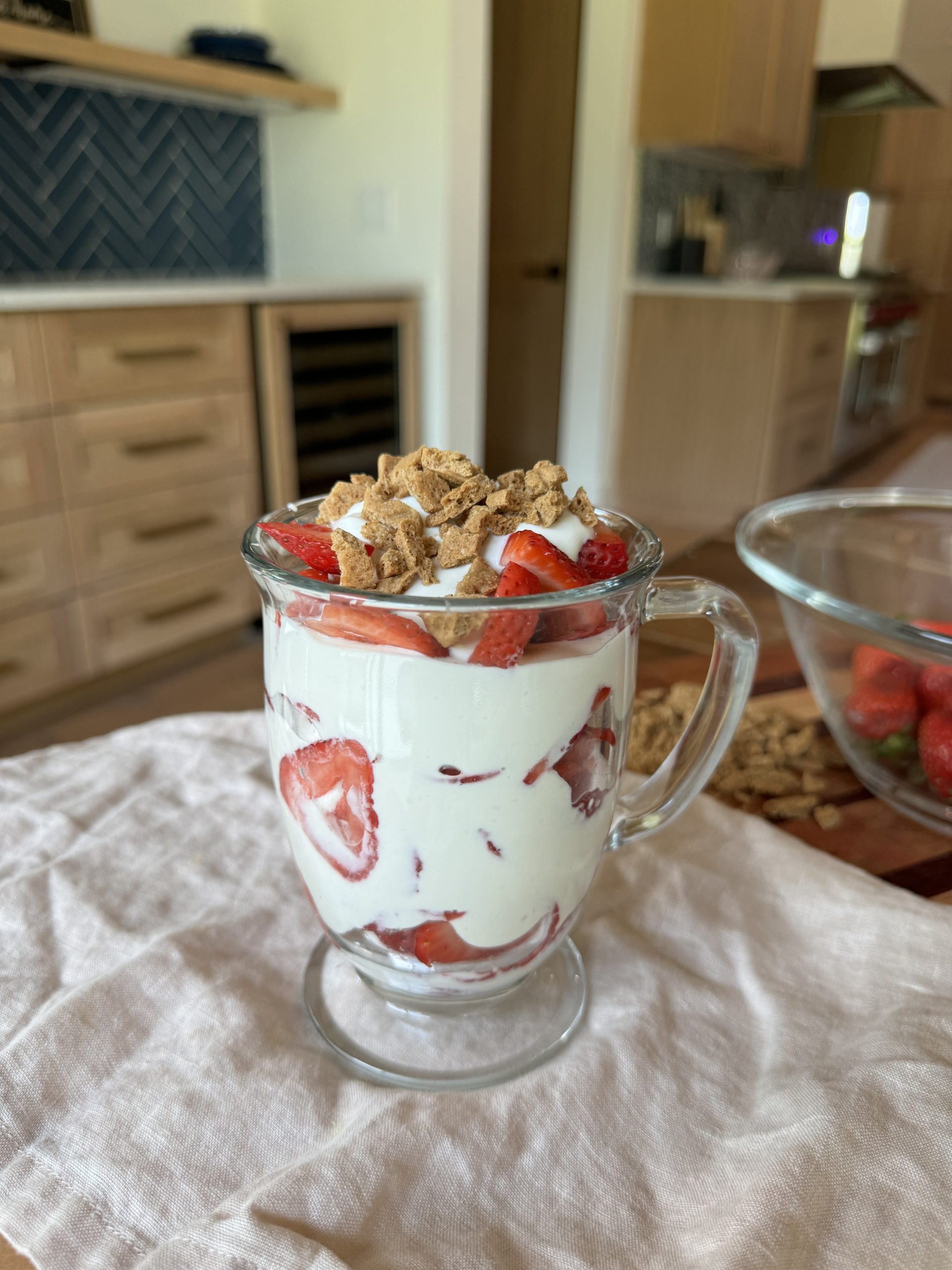 fresas con crema